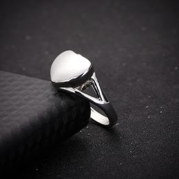 Wholesale-Heart Pet Memorial Ring Cremation Ash Holder Urn Finger Rings For Women Femme Jewellery Size 7-10