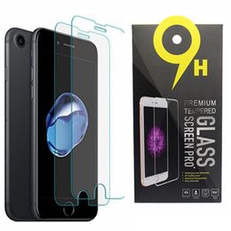 For iPhone XS Max XR Tempered Glass iPhone X 8 Screen Protector For iPhone 7 7 Plus 6 6S Film 0.3mm 2.5D 9H Paper Package