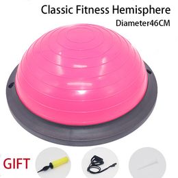 Virson sports Exercise Hemisphere Explosion-proof Yoga Rabbit Balance Yoga Hemisphere Balance Yoga Balance Ball good