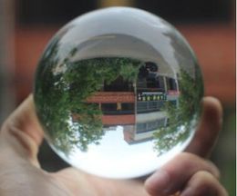 200pcs 80mm Clear Transparent Glass Healing Crystal Ball Natural Magic Sphere Photography Props