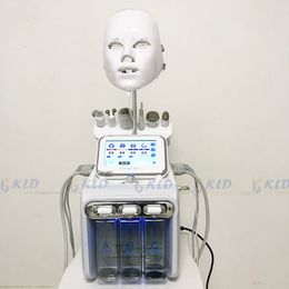 7IN 1 dermabrasion machine hydra cleaning wrinkle removal diamond microdermabrasion water peeling device 7 colour PDT light