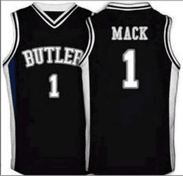 Custom Men Youth women Vintage #1 Shelvin Mack Butler High School College Basketball Jersey Size S-4XL or custom any name or number jersey