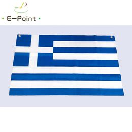 No.5 96cm*64cm size European Flag of Greece Top Rings Polyester flag Banner decoration flying home & garden flag Festive gifts