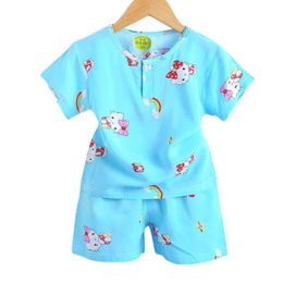 Factory direct supplier cotton silk children's clothing cotton silk set wholesale sleeping clothes loaded cotton silk clothing parent-child