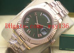 3 Colour Luxury High Quality DAY-DATE President 40MM 228239 18k Rose Gold bracelet Movement Automatic Wrist Watch Men's Casual Watches
