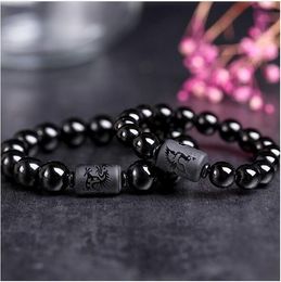 Púrpura del grano Navidad banda elástica Regalo Presentes 5 capa Pulsera