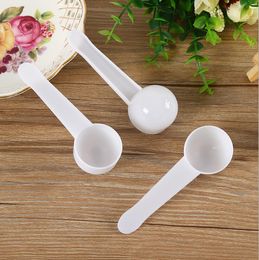 10ml 5g Measuring Plastic Scoop PP Measure Spoon White Plastic Measuring Scoop Food Measure Spoons Milk Powder Spoon Kitchen Tool DBC DH2568