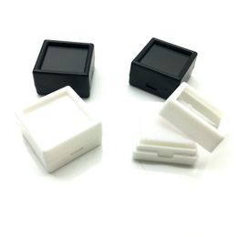 35Pcs / Lot 30*30mm Square Ring Earrings Pendant Display Box Storage Boxs Jewellery Accessories Christmas Gifts Z-200