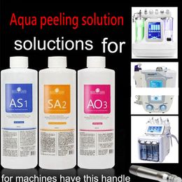 100% South korea imports Microdermabrasion hydra facial machine use aqua peeling solution 400ml per bottle hydra facial serum