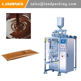 Multifunction Chocolate Sauce Vertical Multi Lane Stick Pack Machine Manufacturers Liquid Sauce Stick Pack Machine