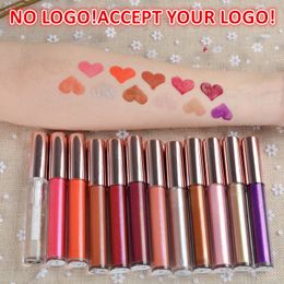 No Brand! 12 Colours shiny Lip gloss Moisturising oil lipgloss Waterproof long Lasting liquid lipstick accept Customised logo