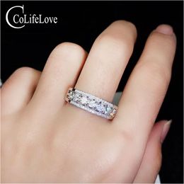 CoLife Jewellery Fashion Moissanite Ring for Daily Wear 7 Pieces 3mm Moissanite Ring 925 Silver Moissanite Jewellery