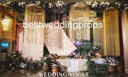 use for hangging only )Roman Style Luxury wedding decorations stage string column backdrop for your party