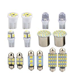 100pcs 12V T10 BA9S Festoon 1156 Car Clearance Ceiling Panel Instrument Reading Licence Plate Light Bulb Lampada