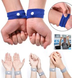 2pcs/lot Sports cuffs Safety Health Care Travel Wristbands Anti Nausea Car Seasick Anti Motion Sickness Motion Sick Wrist Bands opp packing