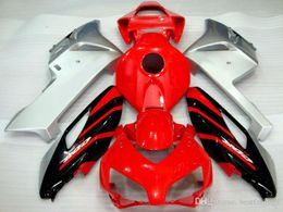 Brand new Fairings for Honda CBR1000RR 2004 2005 black red silver Injection Mould fairing kit CBR 1000 RR 04 05 OO53