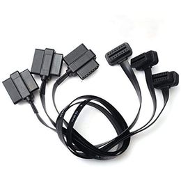 LAUNCH OBD2 Extension Cable Flat Ribbon 16pin Convert Cord OBD Connector Adapter