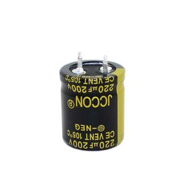 200v220uf JCCON horn aluminum electrolytic capacitor volume 22x25 Inverter power