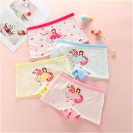 Children Panties Cute pink cartoon children's underwear girls short pants cotton baby boxer briefs Baby Panty 18 Colour