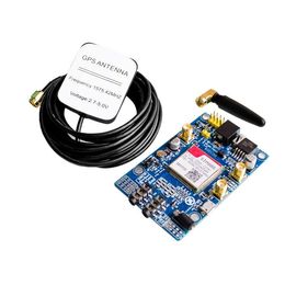 Freeshipping SIM808 Module GSM GPRS GPS Development Board IPX SMA with GPS Antenna for Raspberry Pi Support 2G 3G 4G SIM Card