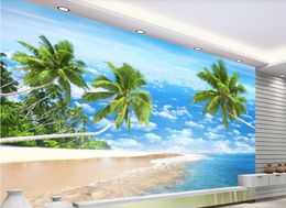 3d murals wallpaper for living room 3d landscape wallpaper Beautiful beach landscape wallpapers background wall