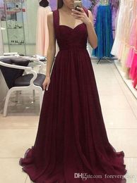 2019 Cheap A Line Sleeveless Prom Dress Sexy Spaghetti Straps Formal Holidays Wear Graduation Evening Party Gown Custom Made Plus Size