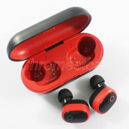 Cheap Bluetooth Headset DT-6 DT6 Mini Wireless Earbuds TWS Bluetooth Headset 5.0 with Charging box Headphones colorful for iphone X XR