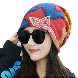 Printing Beanies Winter Hats For Women Casual Autumn Knitted Beanie Girls 2019 New Fashion High Quality Soft Beanies Hat