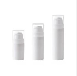 Free shipping 5ml 10ml White mini Airless Lotion Pump Bottle,sample and test bottle,Airless Container,Cosmetic Packaging