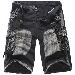 mens denim cargo shorts uk