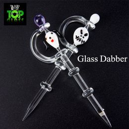 Glass Dabber for Oil and glass oil rigs Dab Stick Carving tool For Vapour enails kit and Dab nail quartz enails