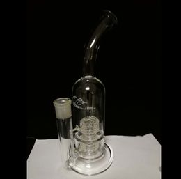 tiktok Mobius glass bong Stereo Matrix perc recycler oil rigs glass water pipes smoking tobacco birds cage Perc heady glass 18.8mm joint