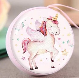 Cartoon Fly Horse Tropical Flamingo Cactus Candy Pouch Bag Coin Cash Earphones keys Jewellery Storage Case wallet Birthday Party Favour Decor