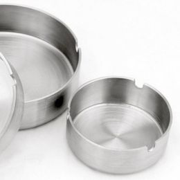 Nice Stainless Steel Ashtrays Portable Innovative Design Ashtray Garbage Storage For Cigarette Bong Smoking Pipe High Quality Hot Cake