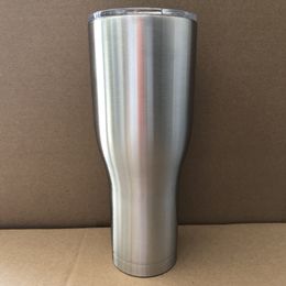 40oz Curvied Tumblers Waist Shape Water Cups Coffee Beer Cup Stainless Steel Water Bottle with Lid in stock