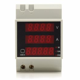 Freeshipping D52-2048 Multi-Functional Digital-Display Metre Voltmeter Ammeter Test instrument New Arrival High Quality