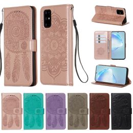 Strap Wallet Leather ID Card Stand Dreamcatcher Skin Cover Case for Samsung S20 PLUS S20 Ultra S10 PLUS S10 LITE NOTE10 PLUS A21 A51 A71