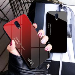 Gradient Tempered Glass Case Cover for Oneplus 6T