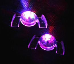 LED Flashing Light Mouth Guard Piece Glowing Tooth Toys for Halloween Glow Party Supplies Free shipping SN2062