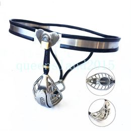 New Male Chastity Belt Stainless Steel Chastity Belt Device Penis Lock Cage Hot #R45
