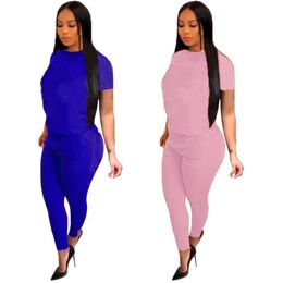 women brand outfits pullover legging tracksuit letter print two piece set sports suit slim sportswear fall slim suits klw2203