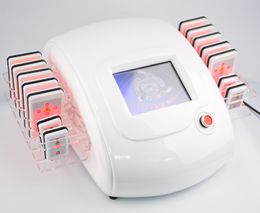 Non Invasive Lipo Laser Slimming Equipment 650nm Diode Laser Lipolaser Fat Burning Machine With 14 Paddles For Body Shaping