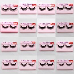 250 pair Bao Cheryl Supernatural Lifelike Handmade False Eyelash 3D Strip Lashes Thick Fake Faux Eyelashes Makeup Beauty Supplies