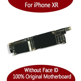 100% Original Motherboard For iPhone XR Factory Unlock Mainboard Without Face ID No Face ID With Full Chips IOS Logic Board Good Working