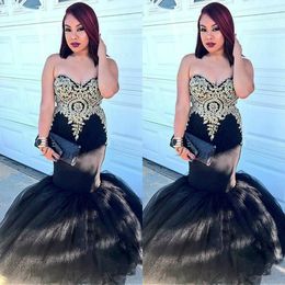 Gorgeous Black Arabic Formal Evening Dresses Floor Length Evening Gowns Custom Made Plus Size Party Gowns