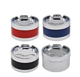 Manufacturers direct sales of new stainless steel portable ashtray box can rotate portable ashtray spot