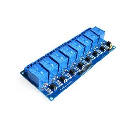 5pcs/lot With optocoupler 8 channel 8-channel relay control panel PLC relay 5V module for freeshipping