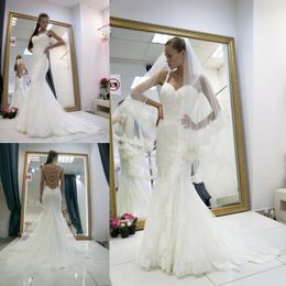 Spaghetti Straps Wedding Dresses Sweetheart Strapless handmade Flowers A Line Bridal Gowns Plus Size 4 6 8 10 12 14 16 18 20