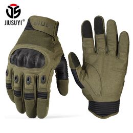 TouchScreen Military Tactical Gloves Army Paintball Shooting Airsoft Combat Anti-Skid Hard Knuckle Full Finger Gloves Men Women T191108