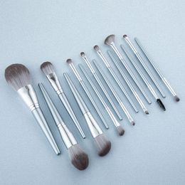 Professional 14pcs Makeup Brushes Set Soft Synthetic Hair Sculpting Highlighter Loose Powder Face Make Up Brush for Women Cosmetic Beauty